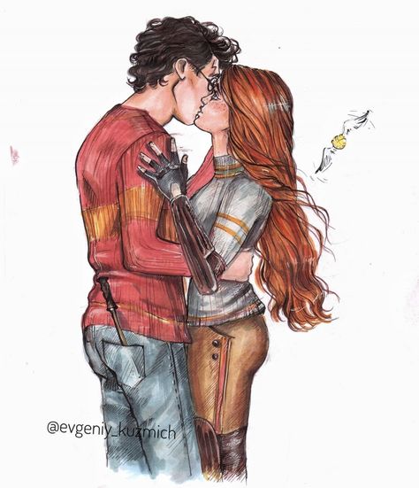 evgeniy_kuzmich - Disney HP Harry Potter & Ginny Weasley Ginny And Harry Fan Art, Harry Potter Ships Fanart, Harry X Ginny Fanart, Harry And Ginny Fan Art, Harry Potter Ginny Fanart, Harry And Ginny Wedding Fan Art, Harry And Ginny Fan Art Comics, Harry And Ginny Fan Art Cute, Weasley Fanart