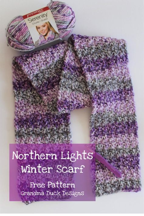 A beginner friendly crochet scarf pattern that uses bulky yarn.  This free pattern is quick and easy to make, fabulous for gift giving.  It is a perfect winter accessory!  Crochet one in a just a few hours.   Simple stitch pattern using only single and double crochet stitches. Crochet Scarf Pattern Free Easy, Bulky Yarn Crochet, Scarf Free Pattern, Crochet Scarf For Beginners, Chunky Crochet Scarf, Simple Scarf Crochet Pattern, Crochet Scarf Easy, One Skein Crochet, Crocheted Scarf