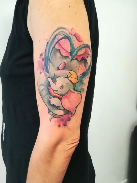 Mother Son Disney Tattoos, Disney Mom And Son Tattoo, Dumbo And Mom Tattoo, Dumbo Tattoo, Anime Tats, Baby Memorial Tattoos, Mama Tattoo, Tattoo Disney, Baby Memorial