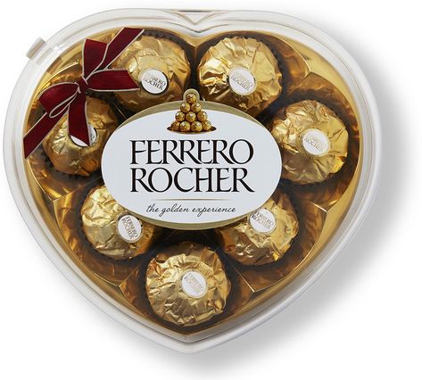 Ferrero Rocher Heart Shape Box - 8 Piece $2 (Was $5) @ Big W Ferrero Rocher Gift, Congratulations Balloons, Happy Birthday Bouquet, Love Rose Flower, Ferrero Rocher Chocolates, Valentine Baskets, Its A Boy Balloons, Heart Shape Box, Citronella Candles