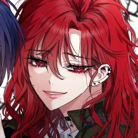 Red Hair Red Eyes, Characters With Red Hair, Red Hair Anime Characters, Red Hair Blue Eyes, Anime Red Hair, Black Red Hair, Dark Red Hair, Girls With Black Hair, Hair Icon