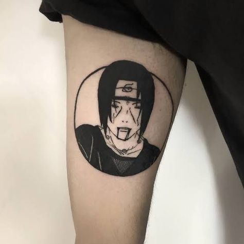 Itachi Itachi Tattoos, Itachi Tattoo Ideas, Itachi Tattoo, Naruto Tattoos, Tatuagem Masculina Pequena, 16 Tattoo, Elements Tattoo, Naruto Tattoo, Omerta Tattoo