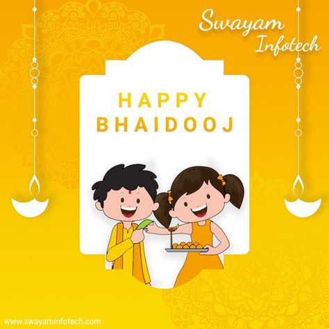 This Auspicious Occasion Strengthen the Bond Between A Brother and Sister... Let's Celebrate Our Special Friendship & Promise, To Be There For Each Other Today and Always! Happy Bhai Dooj!! . . #happybhaidooj #bhaidooj #diwali #bhaidoojspecial #bhai #bhaitika #bhaidoojcelebration #brothersisterlove #indianfestival #bhaiduj #webdevelopmentcompany #swayam #swayaminfotech Brother Sister Cartoon Art, Brother And Sister Anime, Friendship Promise, Happy Bhai Dooj, Ganpati Bappa Photo, Bhai Dooj, Rakhi Design, Brother And Sister Love, Art Quotes Inspirational