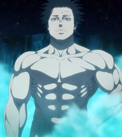 Yami Sukehiro Icon, Yami Sukehiro, Black Clover Manga, Character Inspiration Male, Anime Guys Shirtless, Black Bull, Black Clover Anime, Poses References, Anime Dad