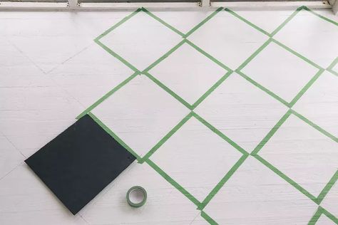 How to Paint a Checkerboard Pattern Checkered Painting Ideas, Checkerboard Pattern, Base Coat, Floor Design, How To Paint, Light Colors, Paint, Pattern, Color