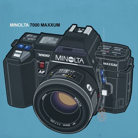 Autofocus Camera, Professional Single, Reflex Camera, Photo Equipment, Vintage Camera, Slr Camera, Photography Techniques, Laptop Skin, Anime Comics