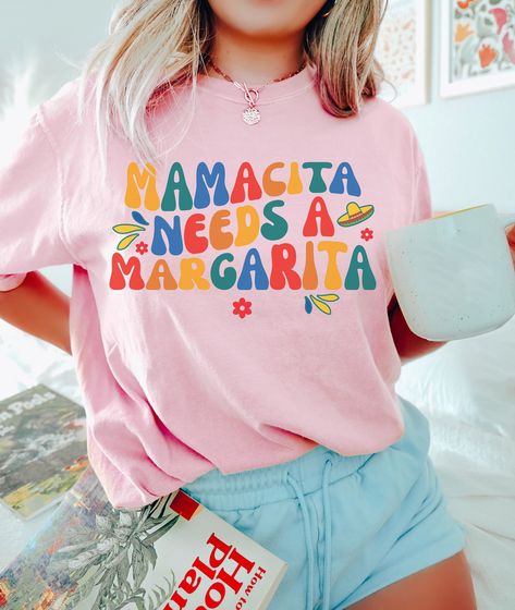 Final Fiesta Bachelorette Party Shirts, Retro Mamacita Needs A Margarita Comfort Colors Shirt, Groovy Mexico Bachelorette, Cinco De Mayo by AsianPoly on Etsy Fiesta Bachelorette Party Shirts, Mexican Fiesta Birthday Party, Fiesta Bachelorette Party, Mexico Bachelorette, Fiesta Bridal Shower, Fiesta Birthday Party, Bachelorette Themes, Fiesta Birthday, Bachelorette Outfits