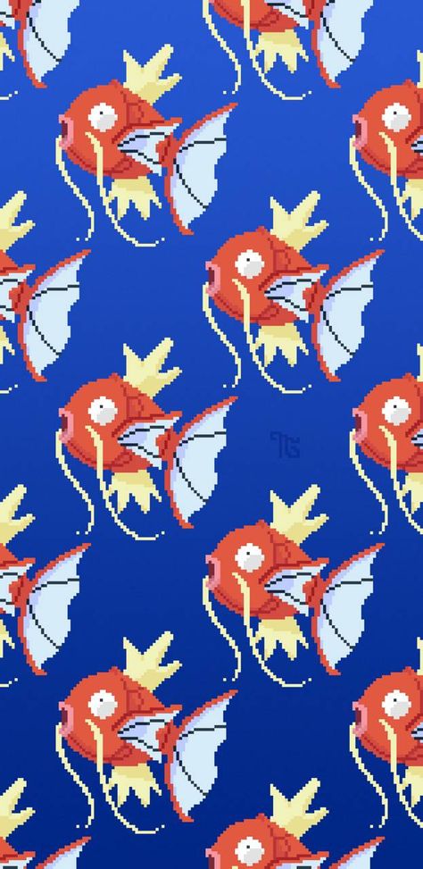 Pixel Magikarp wallpaper Magikarp Wallpaper, Pokemon Pixel Art Wallpaper, Magikarp Art, Pokemon Wallpaper Aesthetic, Aesthetic Pixel Art, Pokémon Wallpapers, Pokemon Pixel Art, Pokémon Wallpaper, Pixel Pokemon