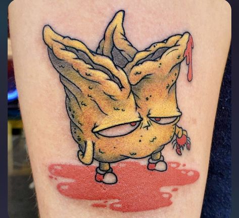 Crab Rangoon Tattoo, Lisa Tattoo, Funny Crab, Crab Tattoo, Traditional Style Tattoo, Tattoo Board, Crab Rangoon, Style Tattoo, S Tattoo