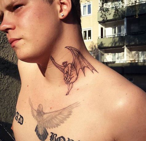 Yung Lean Tattoo, Lean Tattoo, 12 Tattoos, Yung Lean, Under Your Spell, Steve Lacy, Basic Shapes, Dragon Tattoo, Finger Tattoos