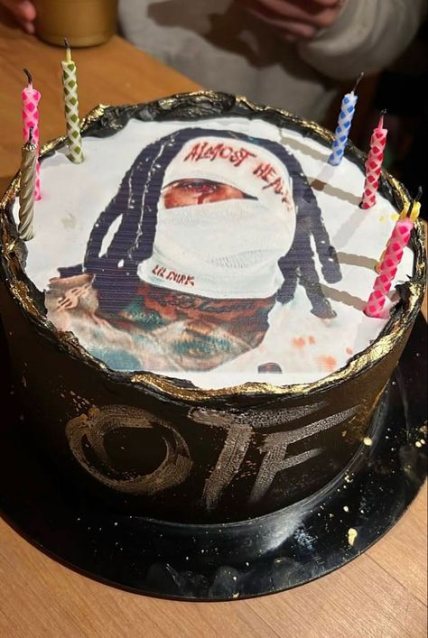 Lil Durk Birthday Cake, Lil Durk Cake, Birthday 15, Gender Reveal Banner, Birthday Things, Custom Birthday Cakes, Lil Durk, Birthday Posts, Cute Birthday Cakes