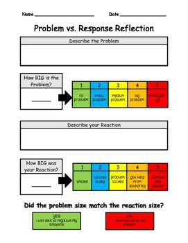 The Zones Of Regulation, Self Regulation Strategies, Behavior Reflection, Zones Of Regulation, Social Skills Groups, Elementary Counseling, Behavior Interventions, Social Skills Activities, My Reaction