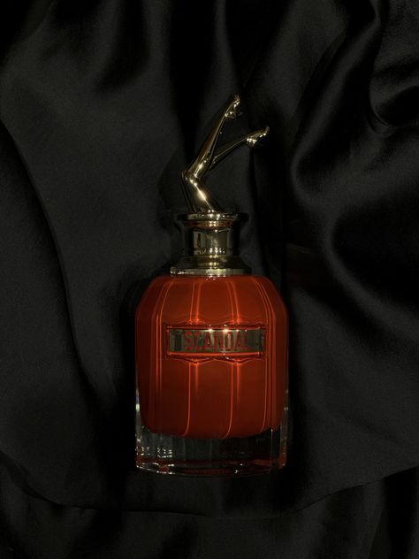 Perfume Pictures, Scandal Perfume, Jean Paul Gaultier Scandal, Perfume Wishlist, Red Perfume, Unique Themes, Divine Feminine Spirituality, Feminine Fragrance, Luxury Fragrance