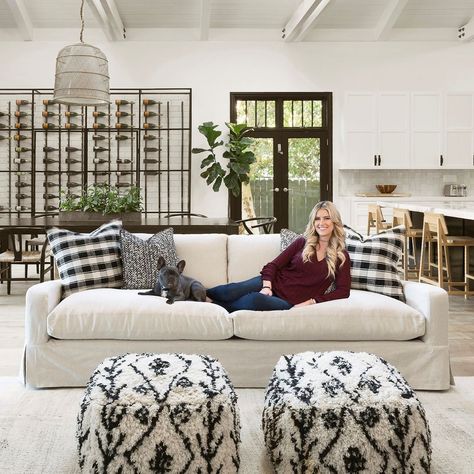 Spectra Home Furniture on Instagram: “Our CHRISTINA@Home Collection @hgtv design star Christina Anstead features more than 35 pieces including sofas, sectionals, fully…” Flip Or Flop Hgtv, Christina On The Coast, Ant Anstead, Christina Anstead, Christina Hall, Filing For Divorce, Black White House, New Home Design Ideas, Flip Or Flop