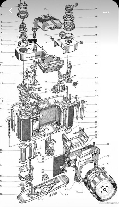 Camera Sketch, Fotocamere Vintage, Camera Drawing, Mechanical Engineering Design, Blueprint Art, Antique Cameras, Technical Illustration, Camera Film, Old Cameras