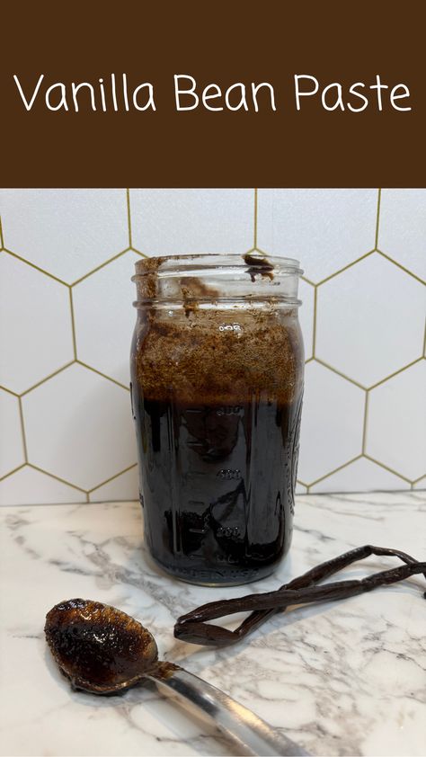 How to Make Homemade Vanilla Bean Paste - Lab to Oven Vanilla Bean Sugar Recipe, Vanilla Bean Coffee Syrup, Homemade Vanilla Paste, Vanilla Bean Custard Danish, What To Do With Vanilla Beans, How To Make Vanilla Bean Paste, Vanilla Paste Uses, Diy Vanilla Bean Paste, Things To Make Homemade