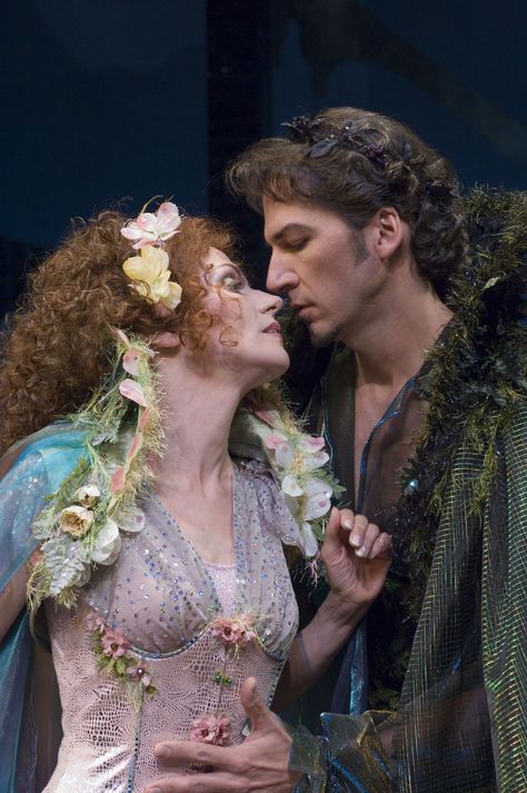 Anne Newhall (left) as Titania and Michael Sharon as Oberon in the Utah Shakespearean Festival’s 2005 production of A Midsummer Night’s Dream. (Photo by Karl Hugh. Copyright Utah Shakespearean Festival 2005). www.bard.org Theseus Midsummer Nights Dream, Titania And Oberon, Oberon And Titania, Midsummer Nights Dream Fairies, Saltburn Party, Midsummer Nights Dream Party, 20th Bday, Higher Art, Dream Photo