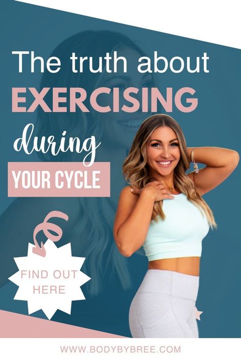 Save these tips for the best exercises during periods. Bree is talking all about your menstrual cycle, and giving some tips for optimizing your training during your cycle and when to give yourself grace. You'll love these cycle syncing workout tips! Follow Body by Bree for more personal development and health programs for women! Beginner Workouts For Women, Give Yourself Grace, Best Core Workouts, At Home Workouts For Women, Cycle Syncing, Low Intensity Workout, Fitness Tips For Women, Holistic Approach To Health, Best Exercises