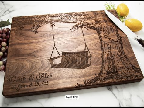 Oil Making, Drip Edge, How To Make Oil, Wood Burning Crafts, For Him Gifts, Him Gifts, Unisex Gift, Charcuterie Boards, Tree Gift