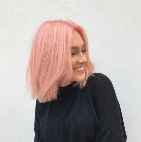 15 Hair Color Ideas For Blondes - Society19 | Pink short hair, Pink hair dye, Hair styles Pink Hairstyles, Pink Short Hair, Light Pink Hair, Pink Hair Dye, Pastel Pink Hair, Brunette Balayage, Color Ideas For Blondes, Hair Color Ideas For Blondes, Hair Color Pink