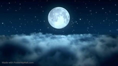 FULL MOON Zoom Background Video Meeting Clouds Backdrop, Moon Hd, Full Blue Moon, Star Png, Deep Sleep Music, Beautiful Clouds, Night Background, Yoga Music, Sleep Meditation