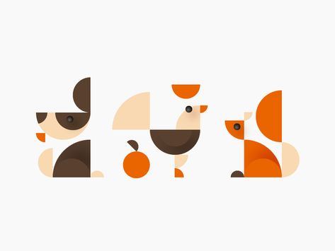 Geometric Animals Braid Inspiration, Animal Icon, Geometric Animals, Creative Portfolio, Cinematic Photography, Animal Logo, Animal Design, Creative Inspiration, Animal Drawings