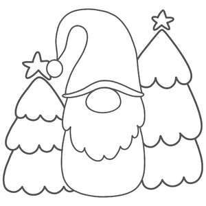 Design Store Product ID 310904 Modele Zentangle, Christmas Applique, Gnome Patterns, Gnomes Crafts, Christmas Quilts, Christmas Sewing, Christmas Quilt, Silhouette Design Store, Christmas Coloring Pages