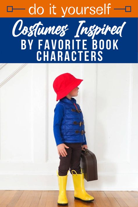 Diy Book Costume, Amelia Bedelia Costume Diy, Book Costumes For Boys, Favorite Book Character Day Kids, Story Book Character Costumes For Boys, Book Character Costumes For Kids Boys, Dress As Your Favorite Book Character, Boy Book Character Costumes, Storybook Character Costumes For Boys