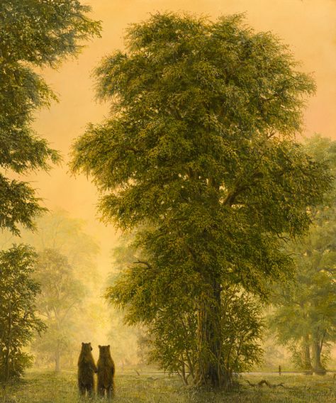 Robert Bissell Art, Arte Peculiar, Fairytale Art, Contemporary Fine Art, Bear Art, Pics Art, Whimsical Art, Limited Edition Prints, Animal Art