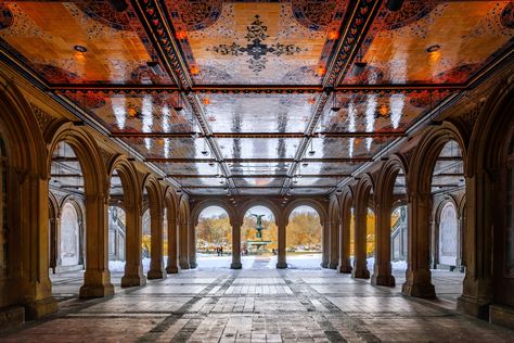 Bethesda Terrace, Broadway Posters, Bethesda Fountain, Central Park New York City, Giant Poster, Nyc Manhattan, New York Poster, New York Pictures, City Wall Art