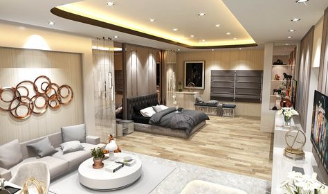 House Fever, Luxury Bedroom Interior Design, Fancy Bedroom, Interior Balcony, Glamourous Bedroom, House Facades, Modern Cupboard Design, Elegant Living Room Design, Bedroom Master