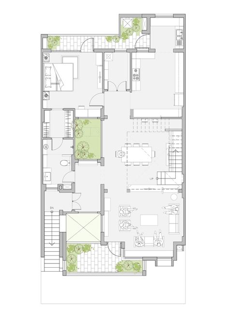 Villa Floorplan, Estate Floor Plans, 40x60 House Plans, Duplex Floor Plans, Bungalow Floor Plans, Indian House Plans, Villa Style, Compact House, House Floor Design