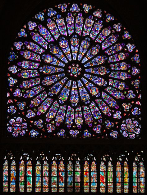 One Day In Paris, Notre Dame Paris, Rose Window, Paris Photo, Chihuly, Gothic Architecture, Place Of Worship, E Card, Montmartre