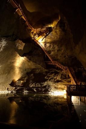 A dash of salt Poland Salt Mine, Krakow Salt Mines, Wieliczka Salt Mine, Salt Mine, Krakow, The Earth, Sci-fi Spaceship, Austria, Beautiful Pictures