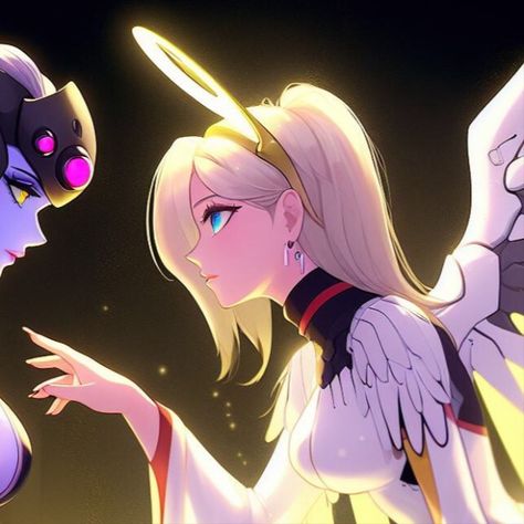 widowmaker x mercy matching icons <3 Dva Mercy Matching Pfp, Matching Ow Pfp, Icons Widowmaker, Ow Matching Pfp, Matching Overwatch Pfps, Mercy Banner, Overwatch Matching Icons, Mercy Pfp, Mercy Icon