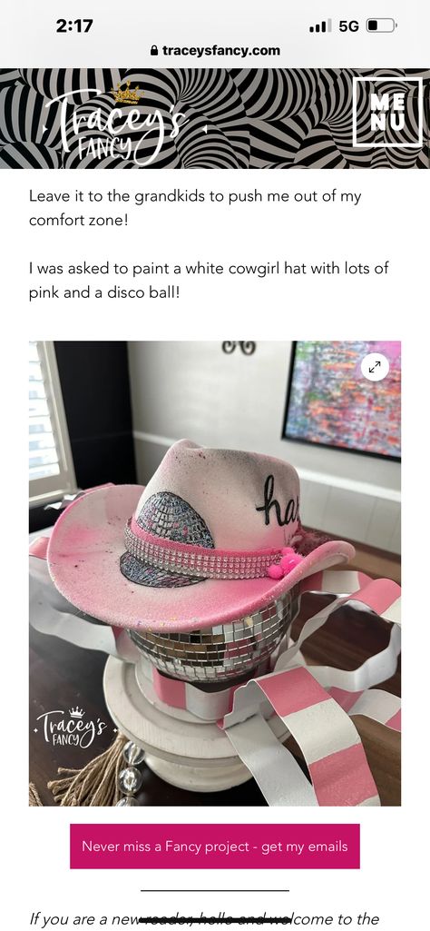 Cowgirl Hats, Disco Ball, Comfort Zone, Hats