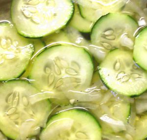 Pickled Cucumber Salad Recipe Photo Pickled Cucumber Salad, Cucumber Salad Vinegar, Quick Pickle, Pickle Recipes Homemade, Pickled Cucumbers, Pickled Cucumber, Recipe Photo, Cucumber Salad Recipe, Creamy Cucumber Salad