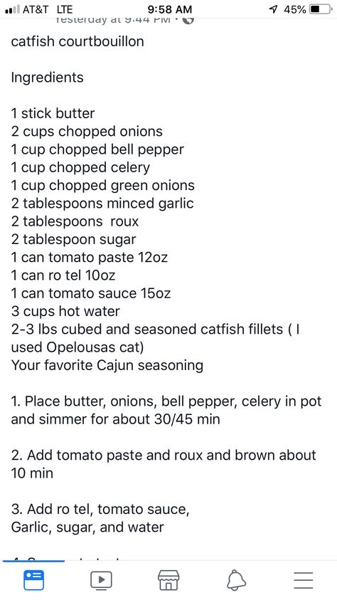 Catfish Stew Southern, Fish Coubion, Catfish Stew Recipe South Carolina, Catfish Stew South Carolina, Southern Fried Catfish Soul Food, Catfish Sauce Piquant, Catfish Stew, Cornbread Pudding, Louisiana Dishes