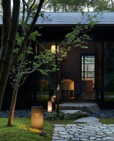 Aman Kyoto, Kerry Hill Architects, Kerry Hill, Japan Garden, Areas Verdes, Japanese Architecture, Japanese House, Zen Garden, Landscape Lighting