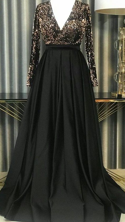 Arms Designs For Dresses, Gown Ideas Full Sleeves, Full Sleeve Gowns Simple, Evening Gowns Indian Party Wear Plus Size, Dangri Dress Women, Black Long Sleeve Prom Dress, Full Sleeve Gowns, Bridesmaid Dresses Ideas, Prom Dress Black