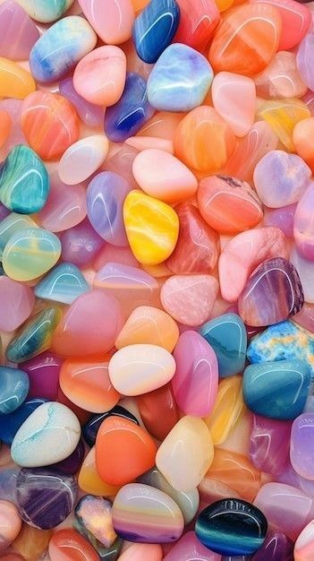 Precious Stones Aesthetic, Gemstone Wallpaper, Daisy Acrylic Nails, Colorful Rocks, Rock Background, Chic Nail Art, Sea Glass Colors, Love Wallpaper Backgrounds, Phone Screen Wallpaper