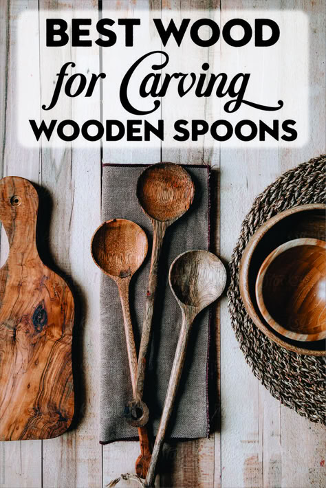 wood, carving, wooden spoons Wooden Spoon Diy, Best Wood For Carving, Spoons Diy, Wooden Spoon Crafts, Carving Spoons, Wooden Spoon Carving, Carving For Beginners, Wood Spoon Carving, Whittling Projects