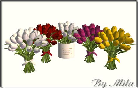 Click to view full image Sunflower Vase, Indoor Cactus, Velvet Set, Tulips In Vase, Los Sims, Indoor Flowers, Pottery Classes, Sims 4 Game, Flowers Plants