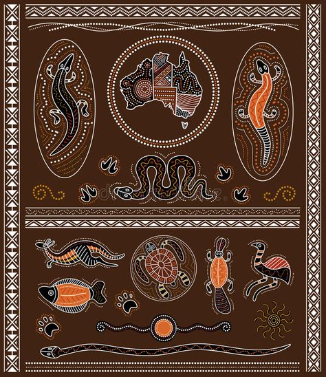 Aboriginal Art Australian, Aboriginal Art For Kids, Aboriginal Tattoo, Aboriginal Art Symbols, Australian Aboriginals, Aboriginal Dot Painting, Fish Icon, African Wall Art, Aboriginal Culture