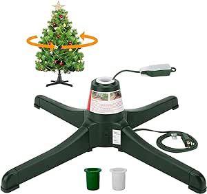 Rotating Christmas Tree Stand, Rotating Christmas Tree, Xmas Tree Stands, Christmas Diy Kit, Tree With Lights, Tree Stands, Tree Base, Gift Drawing, Christmas Tree Stand