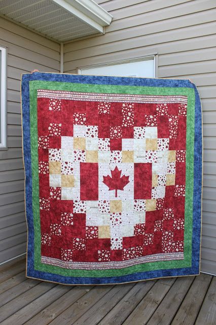 Canadian Flag in a Pixelated Heart Quilt of Valour | Daydreams of Quilts Blog Canadian Quilts Of Valor Patterns Free Easy, Canada Crafts, Canada Quilt, Pixelated Heart, Quilts Canada, Canadian Quilts, Quilt Heart, Quilts Of Valor, Heart Quilts