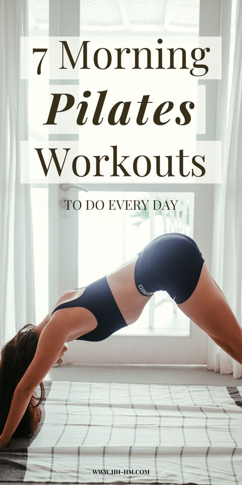 7 Morning Pilates Workouts - Her Highness, Hungry Me Stretches For Men, Morning Pilates, Flexibility Stretches, Full Body Pilates Workout, Pilates Stretches, Pilates Workout Plan, Pilates Workout Videos, Pilates Workout Routine, Pilates Workouts