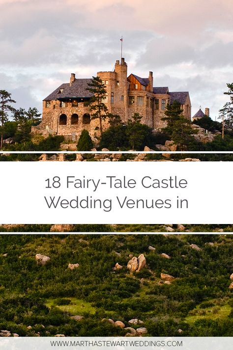 Castles In America, Castle Wedding Venues, European Wedding Venue, Marriage Venues, Wedding Castle, American Castles, Wedding Fairy, Destination Wedding Ideas, Small Castles