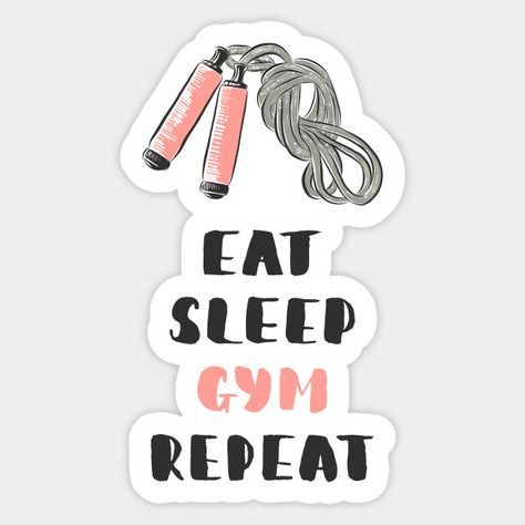 Health And Fitness Aesthetic Wallpaper, Fitness Stickers Free Printable, Fitness Party Theme, Gym Stickers Printable, Healthy Stickers, Fitness Slogan, Exercise Stickers, Sports Day Poster, Eat Sleep Gym Repeat