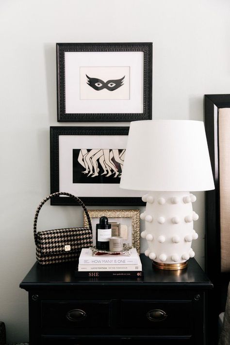 A Comprehensive Guide To Thrifting Home Decor Like A Pro Bestie Apartment, Dresser Vignette, Thrifting Home, Nightstand Styling, Nightstand Decor, Upper East Side, Bedroom Decorating, Living Room Decor Apartment, Apartment Interior Design